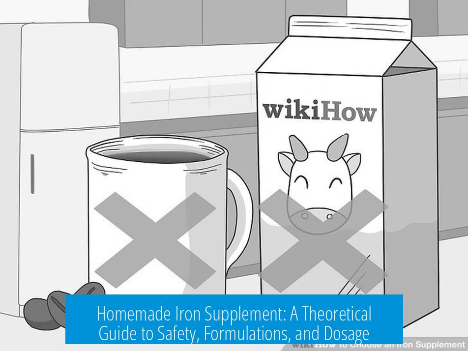 Homemade Iron Supplement: A Theoretical Guide to Safety, Formulations, and Dosage