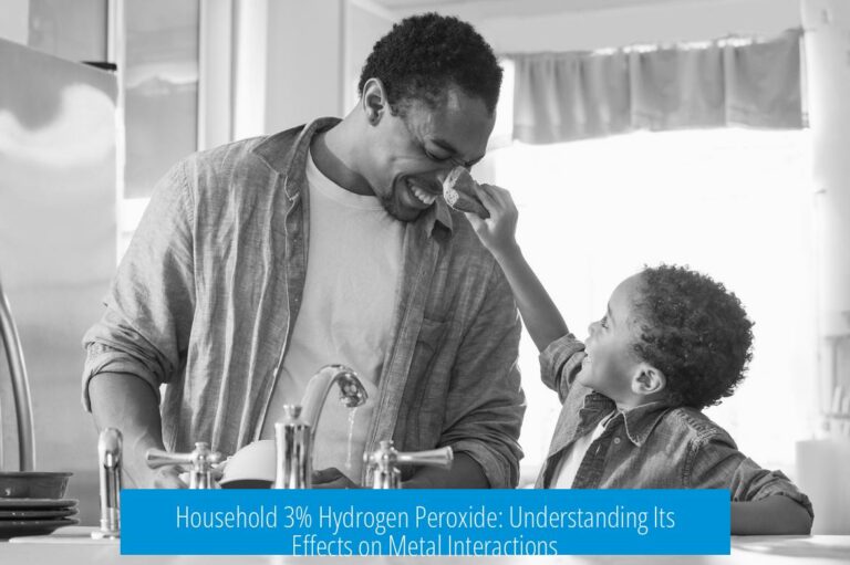 Household 3% Hydrogen Peroxide: Understanding Its Effects on Metal Interactions