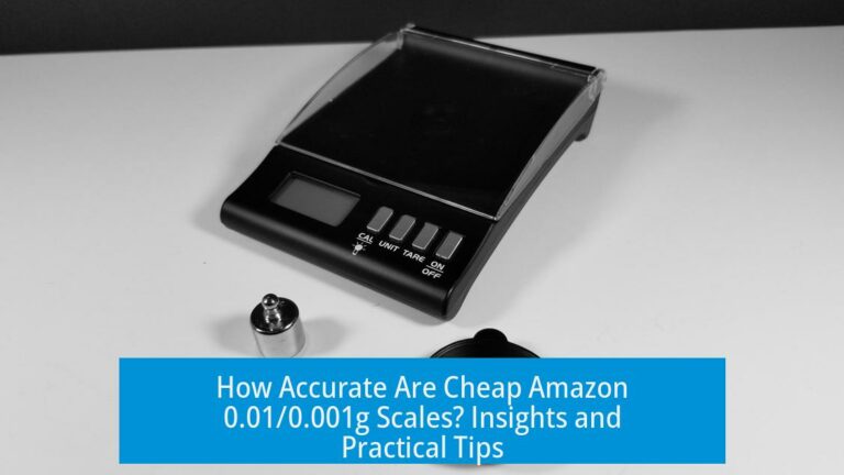 How Accurate Are Cheap Amazon 0.01/0.001g Scales? Insights and Practical Tips
