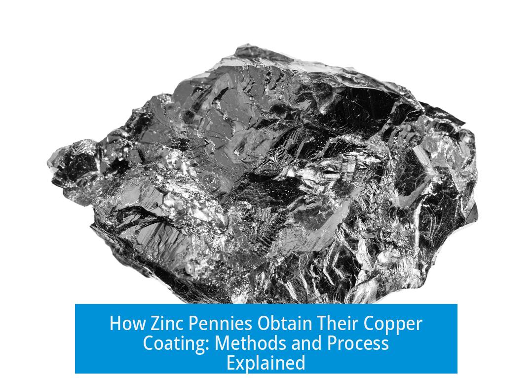 How Zinc Pennies Obtain Their Copper Coating: Methods and Process Explained