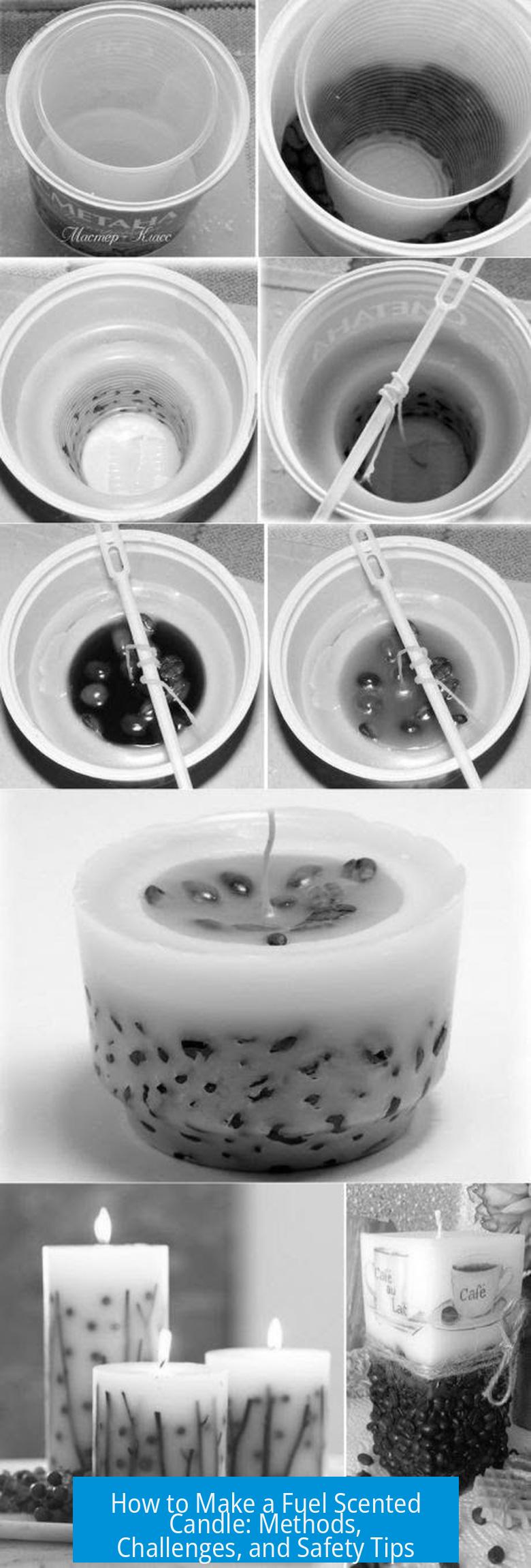 How to Make a Fuel Scented Candle: Methods, Challenges, and Safety Tips