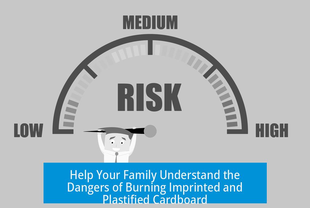 Help Your Family Understand the Dangers of Burning Imprinted and Plastified Cardboard