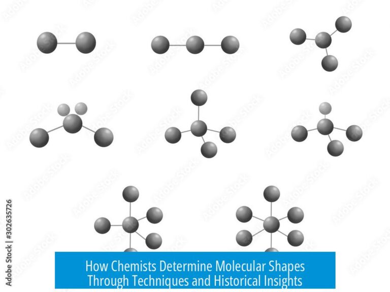 How Chemists Determine Molecular Shapes Through Techniques and Historical Insights