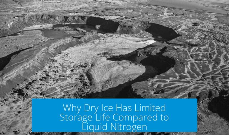 Why Dry Ice Has Limited Storage Life Compared to Liquid Nitrogen