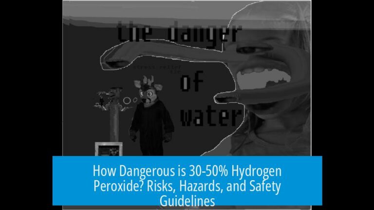 How Dangerous is 30-50% Hydrogen Peroxide? Risks, Hazards, and Safety Guidelines