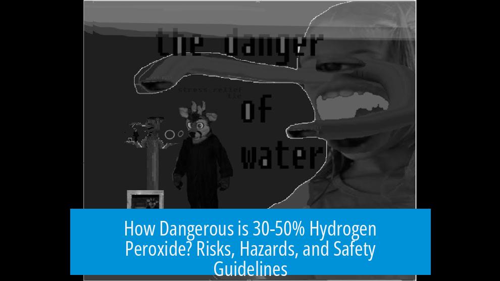How Dangerous is 30-50% Hydrogen Peroxide? Risks, Hazards, and Safety Guidelines