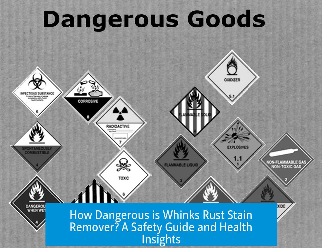 How Dangerous is Whinks Rust Stain Remover? A Safety Guide and Health Insights