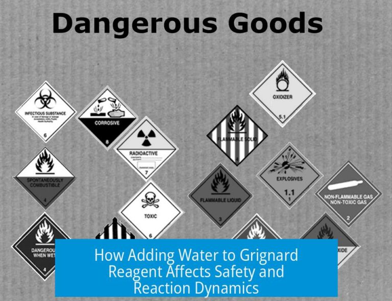How Adding Water to Grignard Reagent Affects Safety and Reaction Dynamics