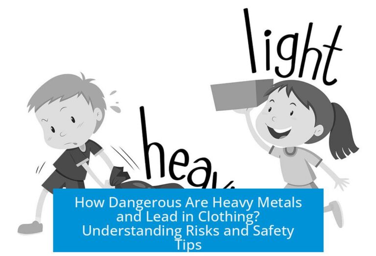 How Dangerous Are Heavy Metals and Lead in Clothing? Understanding Risks and Safety Tips