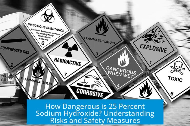 How Dangerous is 25 Percent Sodium Hydroxide? Understanding Risks and Safety Measures
