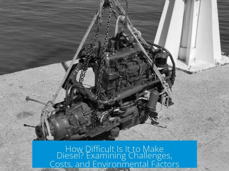 How Difficult Is It to Make Diesel? Examining Challenges, Costs, and Environmental Factors