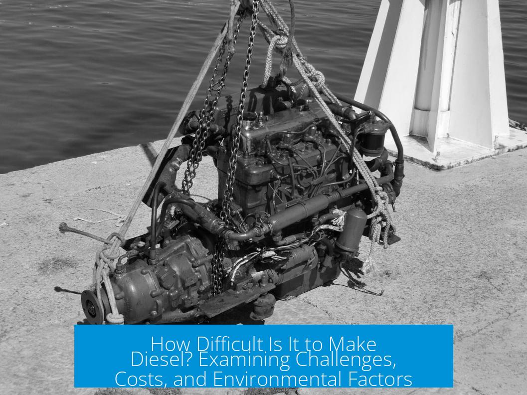 How Difficult Is It to Make Diesel? Examining Challenges, Costs, and Environmental Factors