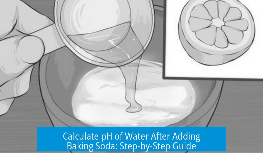 Calculate pH of Water After Adding Baking Soda: Step-by-Step Guide