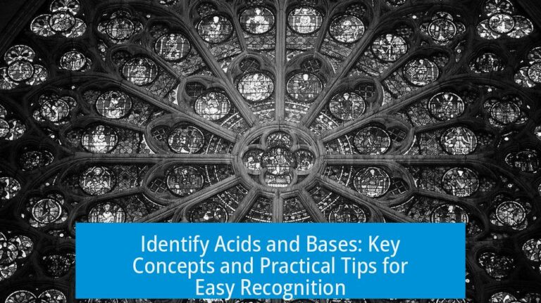 Identify Acids and Bases: Key Concepts and Practical Tips for Easy Recognition