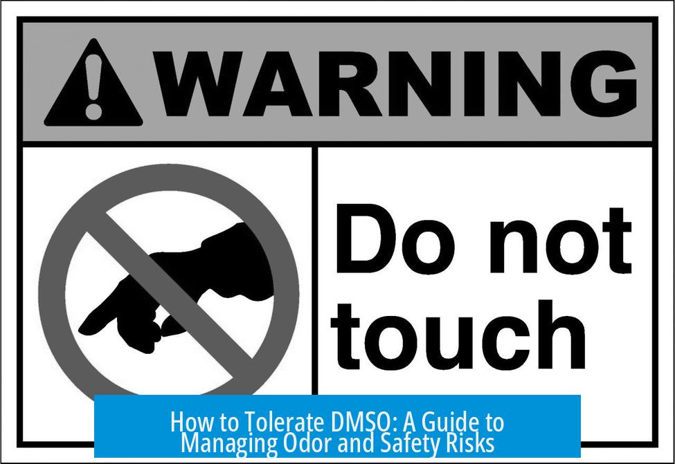 How to Tolerate DMSO: A Guide to Managing Odor and Safety Risks