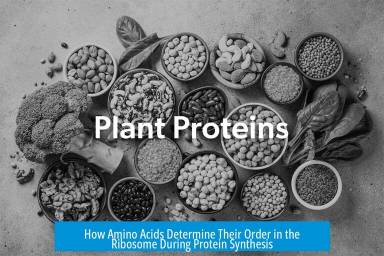 How Amino Acids Determine Their Order in the Ribosome During Protein Synthesis