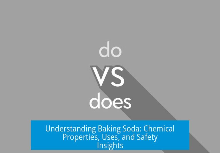 Understanding Baking Soda: Chemical Properties, Uses, and Safety Insights