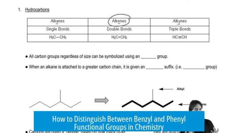 How to Distinguish Between Benzyl and Phenyl Functional Groups in Chemistry