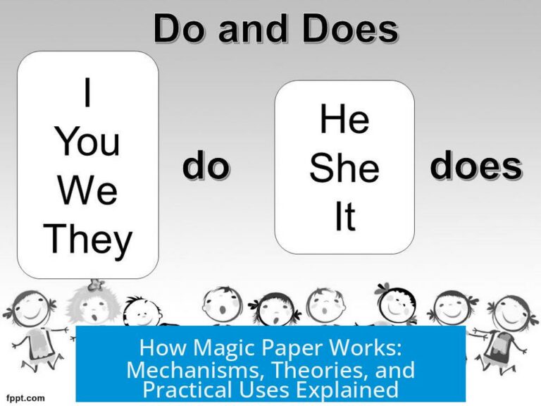 How Magic Paper Works: Mechanisms, Theories, and Practical Uses Explained