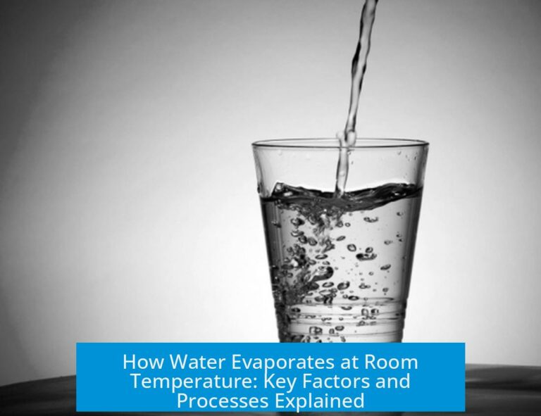 How Water Evaporates at Room Temperature: Key Factors and Processes Explained