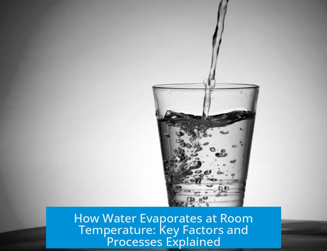 How Water Evaporates at Room Temperature: Key Factors and Processes Explained