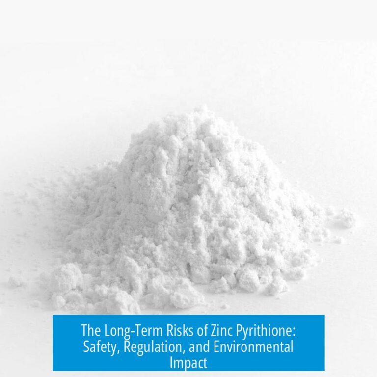 The Long-Term Risks of Zinc Pyrithione: Safety, Regulation, and Environmental Impact