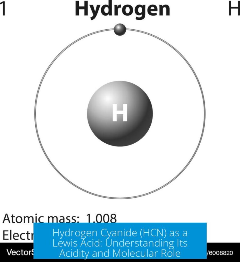 Hydrogen Cyanide (HCN) as a Lewis Acid: Understanding Its Acidity and Molecular Role