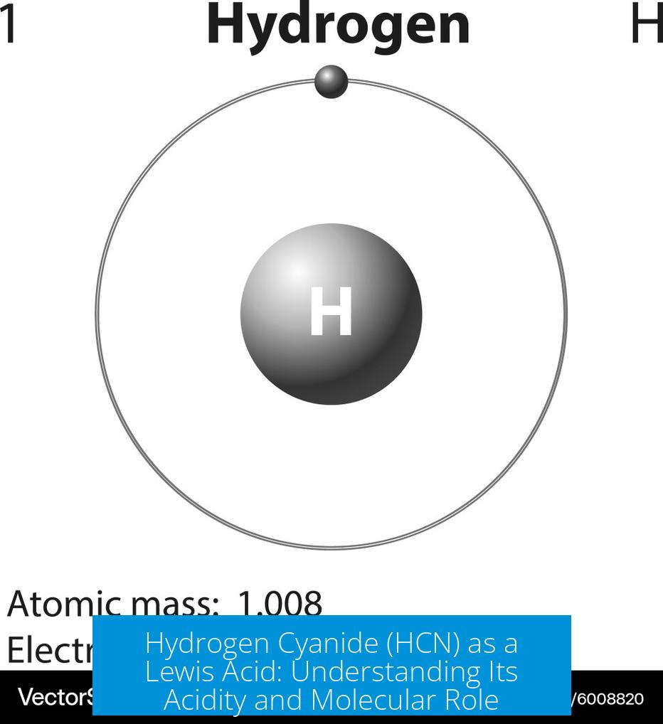Hydrogen Cyanide (HCN) as a Lewis Acid: Understanding Its Acidity and Molecular Role