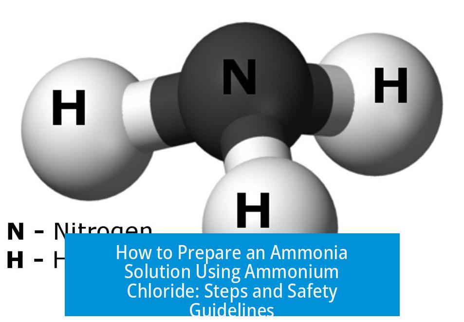 How to Prepare an Ammonia Solution Using Ammonium Chloride: Steps and Safety Guidelines