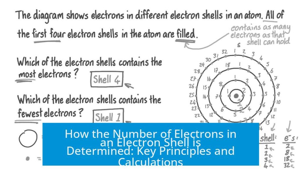 How the Number of Electrons in an Electron Shell is Determined: Key Principles and Calculations