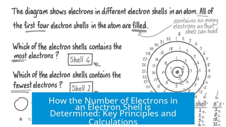 How the Number of Electrons in an Electron Shell is Determined: Key Principles and Calculations
