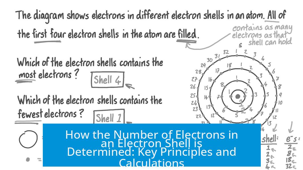How the Number of Electrons in an Electron Shell is Determined: Key Principles and Calculations