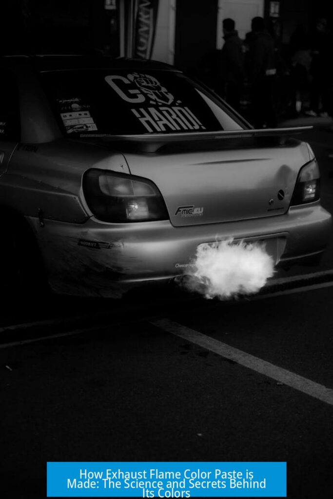 How Exhaust Flame Color Paste is Made: The Science and Secrets Behind Its Colors
