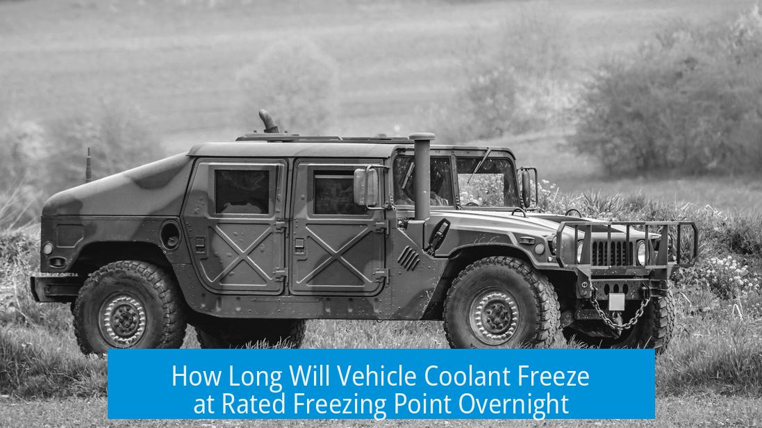 How Long Will Vehicle Coolant Freeze at Rated Freezing Point Overnight