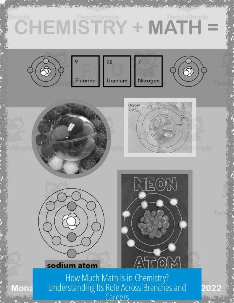 HOW MUCH MATH IS INVOLVED IN CHEMISTRY visual data 6