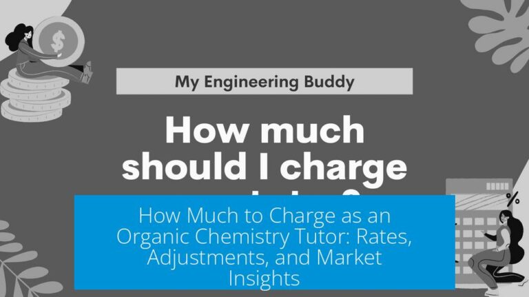 How Much to Charge as an Organic Chemistry Tutor: Rates, Adjustments, and Market Insights