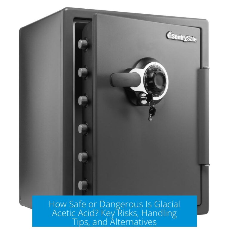 How Safe or Dangerous Is Glacial Acetic Acid? Key Risks, Handling Tips, and Alternatives