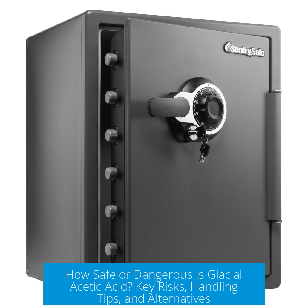 How Safe or Dangerous Is Glacial Acetic Acid? Key Risks, Handling Tips, and Alternatives