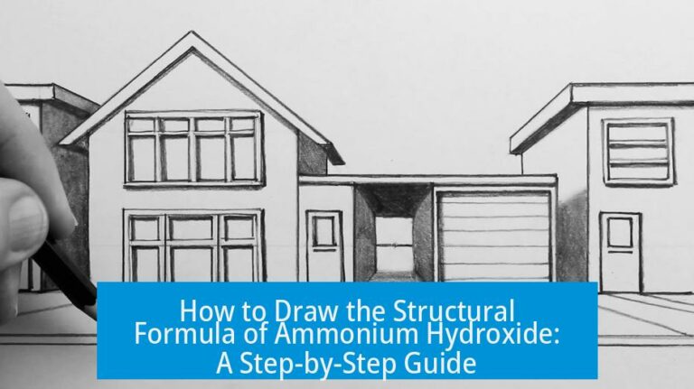 How to Draw the Structural Formula of Ammonium Hydroxide: A Step-by-Step Guide
