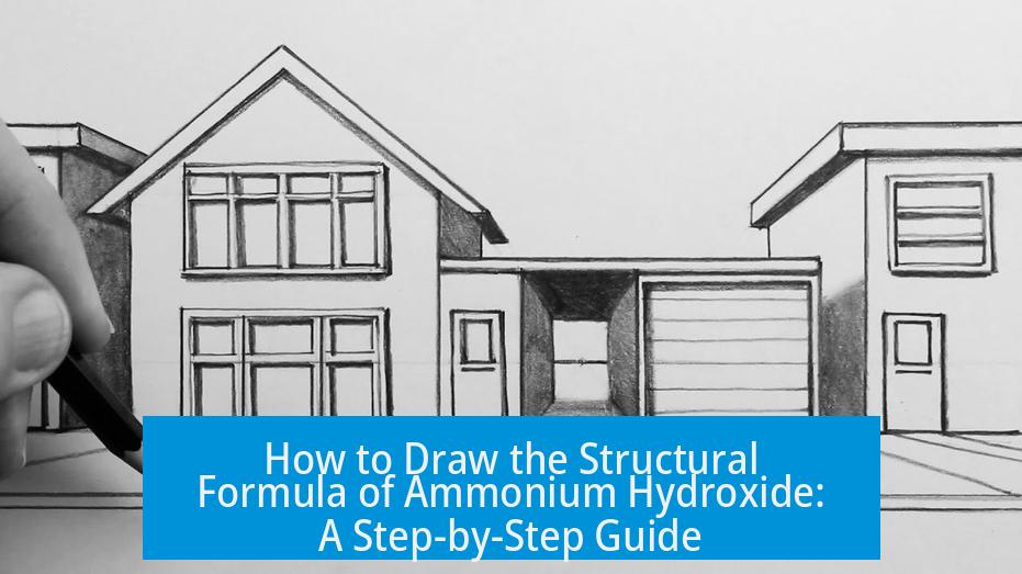 How to Draw the Structural Formula of Ammonium Hydroxide: A Step-by-Step Guide
