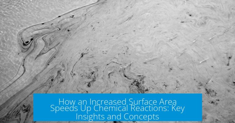 How an Increased Surface Area Speeds Up Chemical Reactions: Key Insights and Concepts