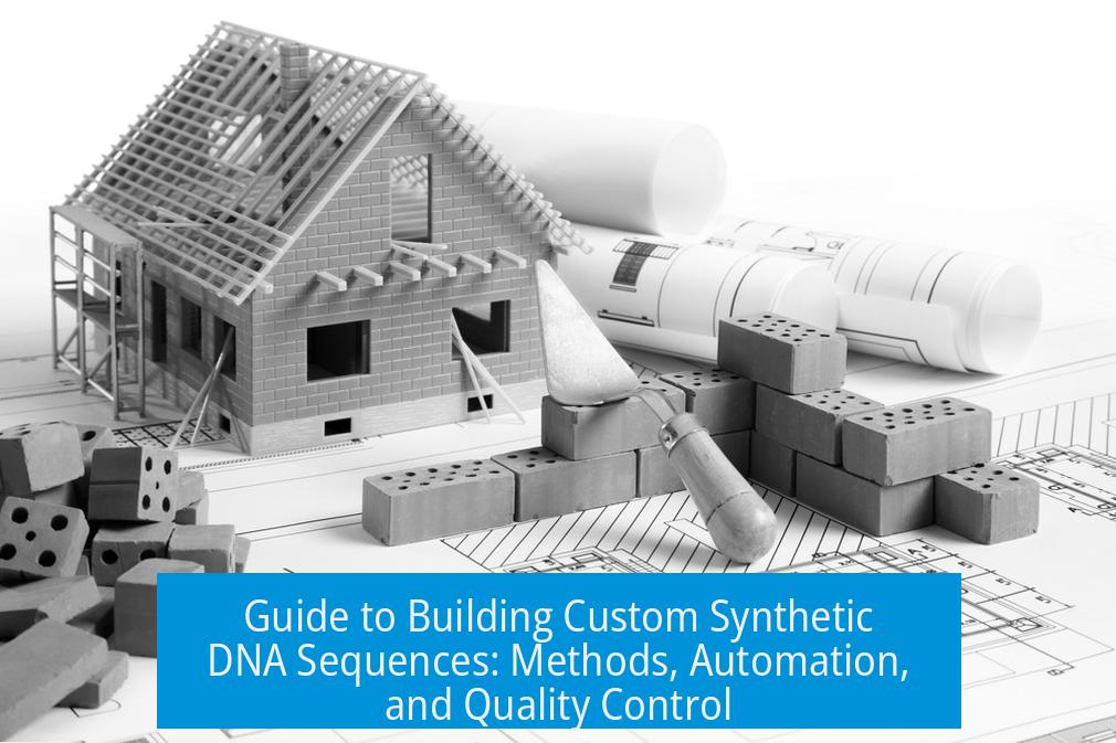 Guide to Building Custom Synthetic DNA Sequences: Methods, Automation, and Quality Control