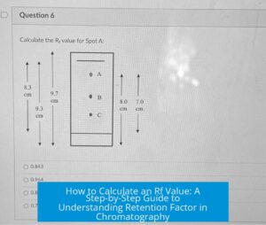 How to Calculate an Rf Value: A Step-by-Step Guide to Understanding ...