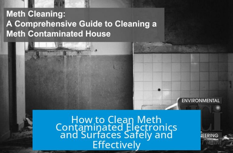 How to Clean Meth Contaminated Electronics and Surfaces Safely and Effectively