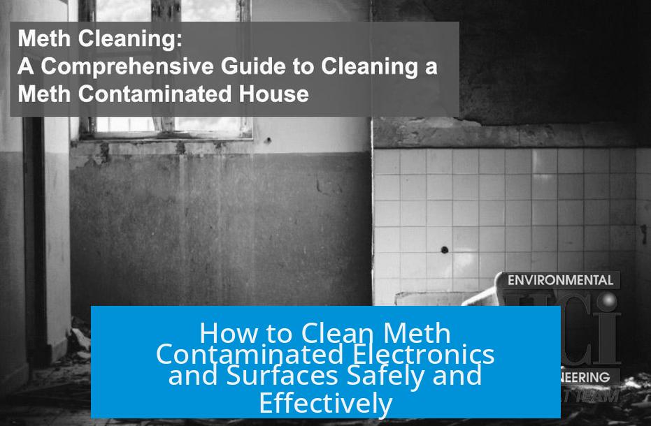 How to Clean Meth Contaminated Electronics and Surfaces Safely and Effectively