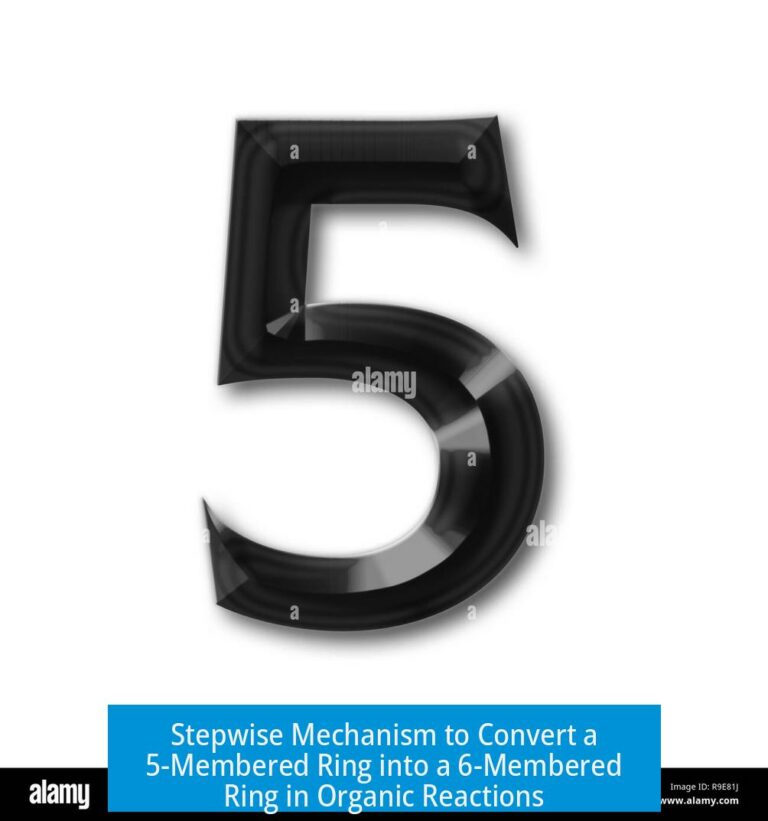 Stepwise Mechanism to Convert a 5-Membered Ring into a 6-Membered Ring in Organic Reactions