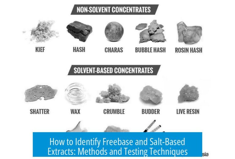How to Identify Freebase and Salt-Based Extracts: Methods and Testing Techniques