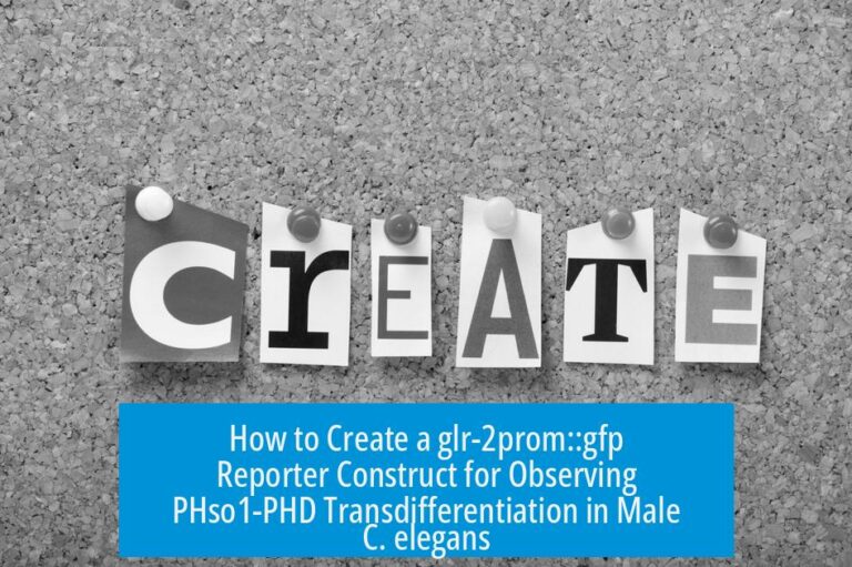 How to Create a glr-2prom::gfp Reporter Construct for Observing PHso1-PHD Transdifferentiation in Male C. elegans