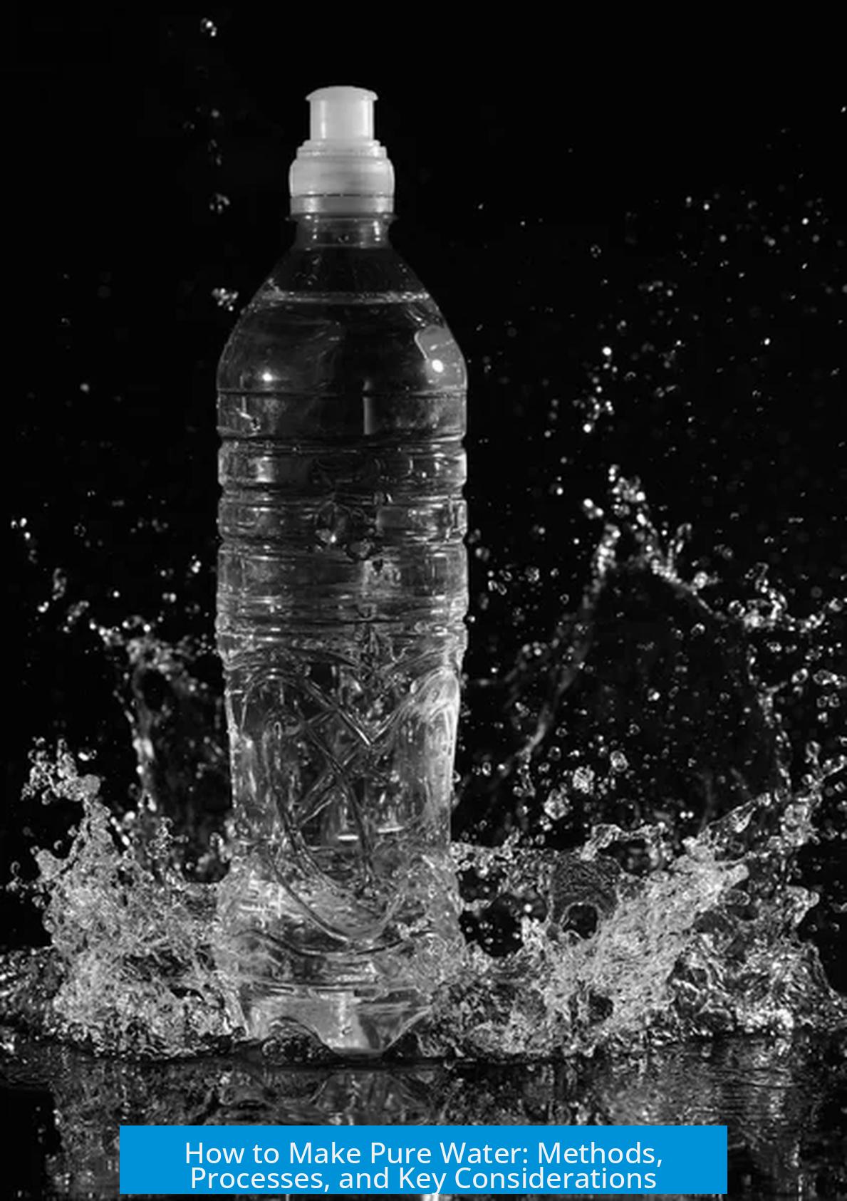 How to Make Pure Water: Methods, Processes, and Key Considerations