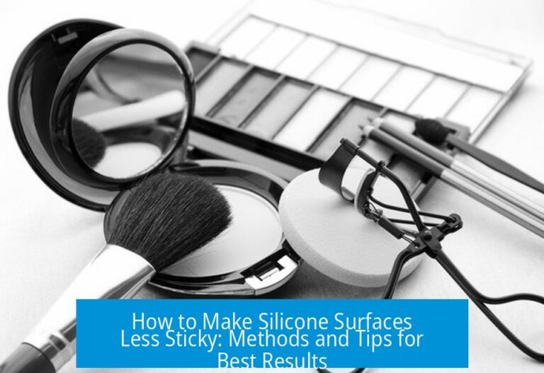 How to Make Silicone Surfaces Less Sticky: Methods and Tips for Best Results
